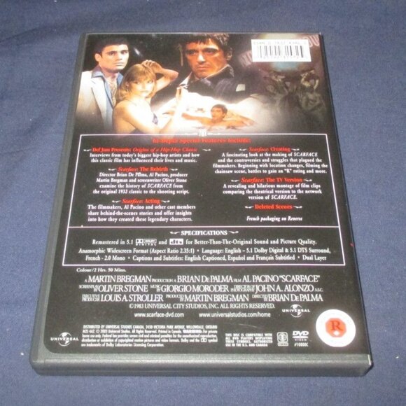 Scarface (DVD, 2003, 2-Disc Set, Widescreen Anniversary Edition) - Picture 4 of 4
